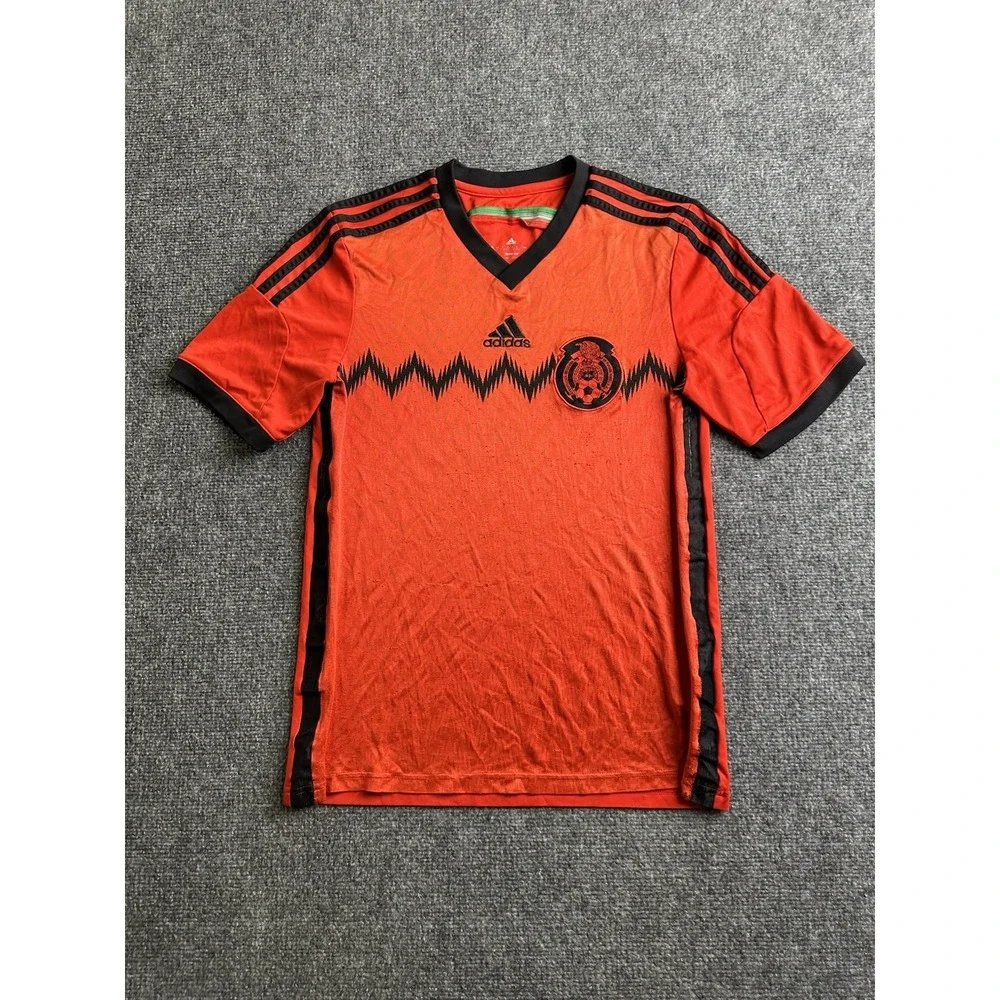 Boys 2014 Adidas Mexico National Team Away Soccer Jersey, Size XL 15-16 Years